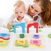 3D Animal Shape Matching & Color Training Puzzle Board for Kids