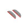 2Pcs PVC Car Rear View Mirror Sticker Rain Eyebrow Auto Mirror Rain Shield Cover Bling Car Accessories Interior for Woman