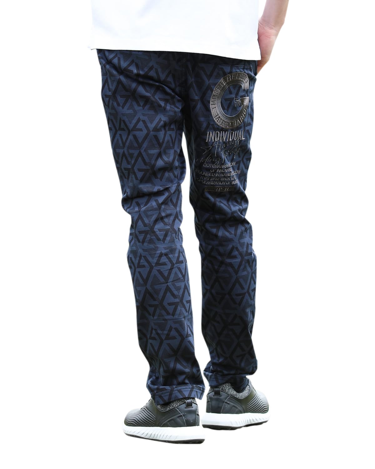 

Gum Stretch Pattern Big G Logo Брюки для гольфа Брюки для гольфа Длинные брюки Брюки Низ Stretch 242GG1800 Черный L [Gotcha Golf] Универсальный Мужской Женский чёрный