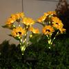 6 Sunflower Solar Garden Lights - Solar Flower String Lights