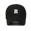 The new letter R baseball cap is on the market, fashionable men and women couples, trendy classic casual