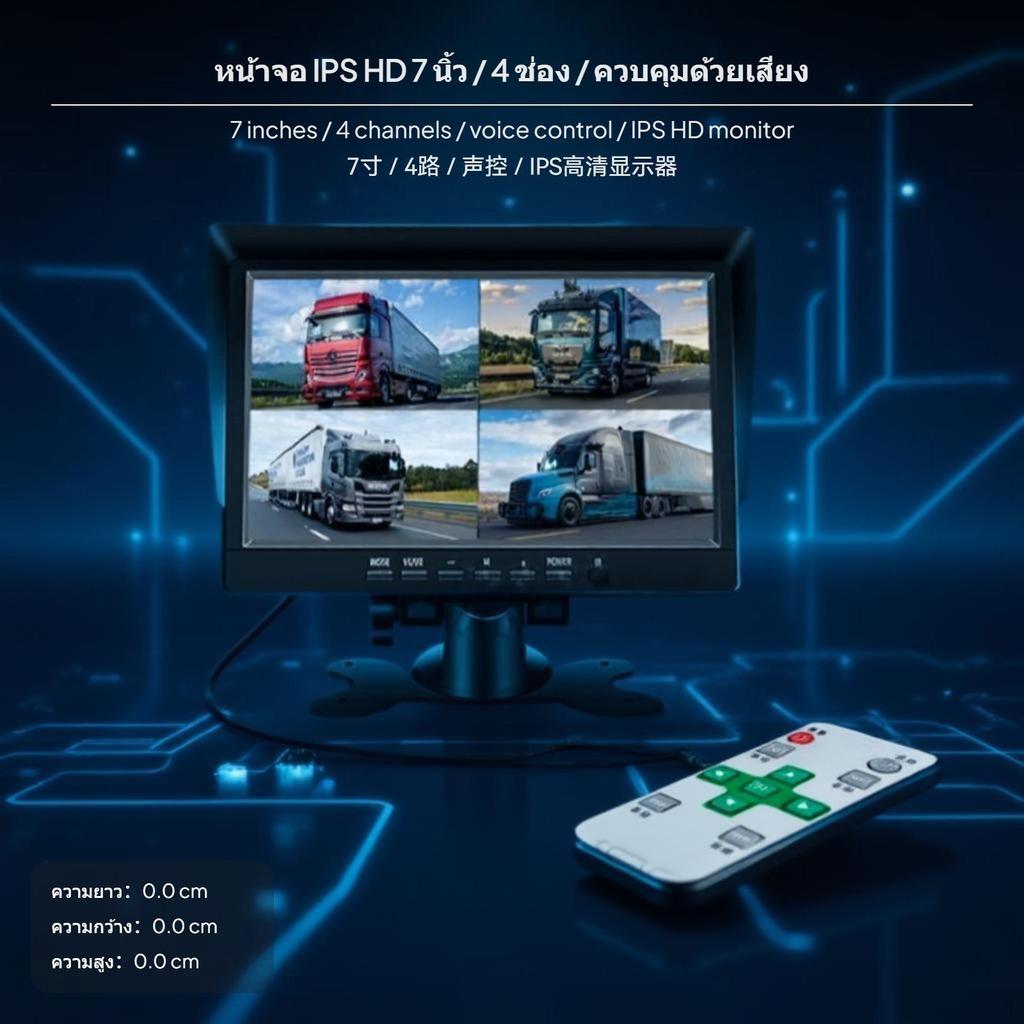 dualview/4direction Car display, 710 size IPS HighDefinition DVR, Backup Camera 17.8cm 2Channel