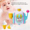 Ice Cream Bubble Maker Foam Machine Bath Entertainment Toy Safe Foam Maker Toy for Toddler Shower Time Fun Bathing Toy