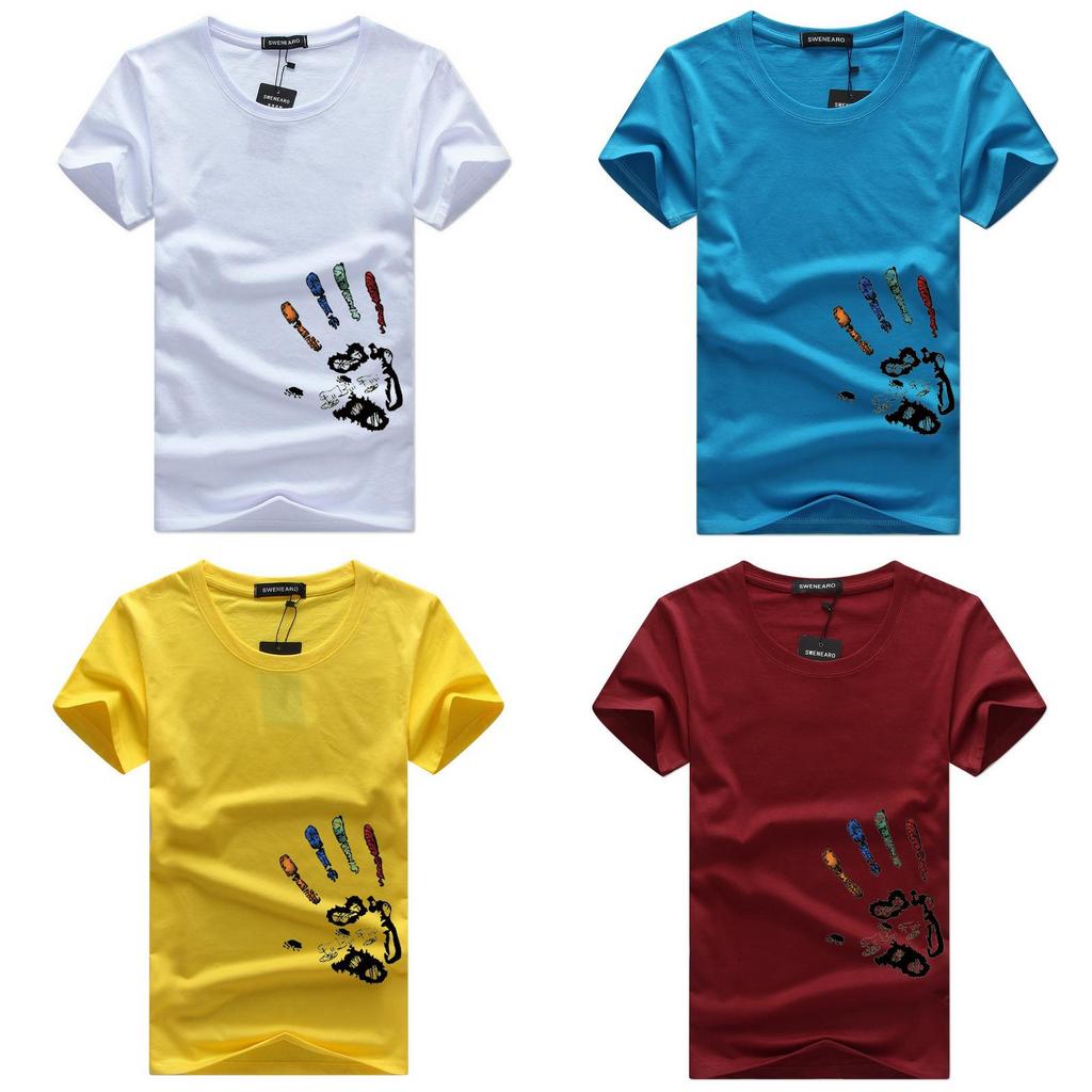 Swenearo Men T-shirts 5xl 4xl Plus Size Cotton Tee For Casual Summer Comfort