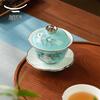 Yongfengyuan Madam Porcelain Hand-painted Blue 7-Piece Tea Set