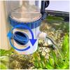 Filtro per Acquario Serbatoio Pesci Attrezzatura per la Pulizia Filtro Hang-On Raccoglitore di Schiuma Integrato Filtro Versatile