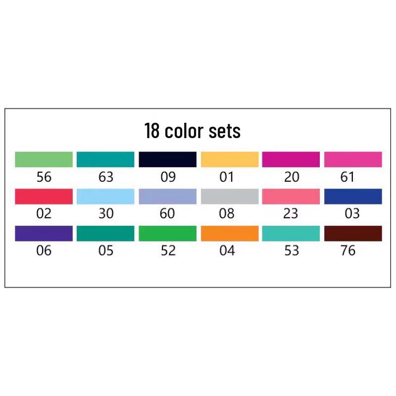 Sta 6500 Colored Outline Sketch & Journal Needle Tip Pens