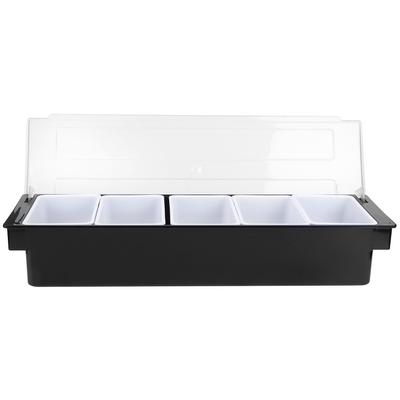 Seasoning Box with Lid Bar Condiment Holder Fruit Case Dispenser Milk Tea Shop Accessory5