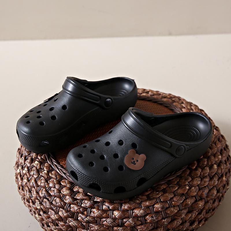 EVA nurse beach hole shoes women's summer bear new home platform outer wear versatile bag head cool slippers