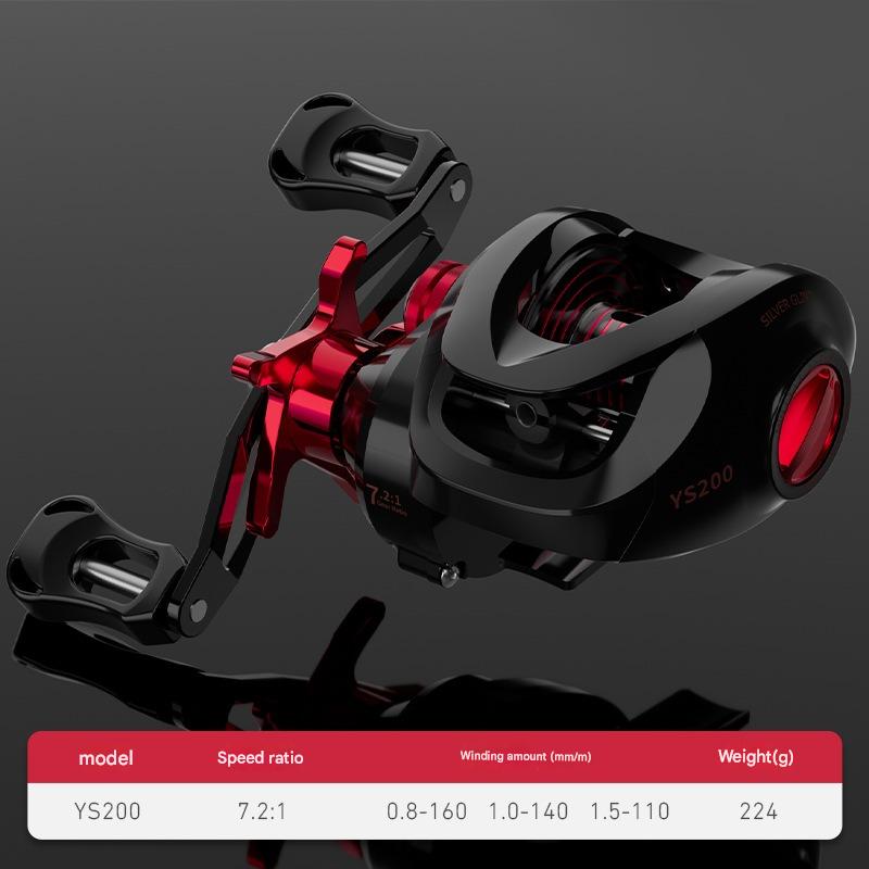 Mavllos 7.2 High Speed Ratio 8KG Strong Brake Anti-explosion Line Unloading Alarm Special Long-distance Casting Reel for Perch/horse Mouth/croaker