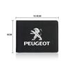 Adesivo de Carro Porta-Identificação de Carro Clipe para Cartão de Visita de Motorista Acessórios de Armazenamento Automotivo Para Peugeot 308 307 206 208 207 3008 508 40