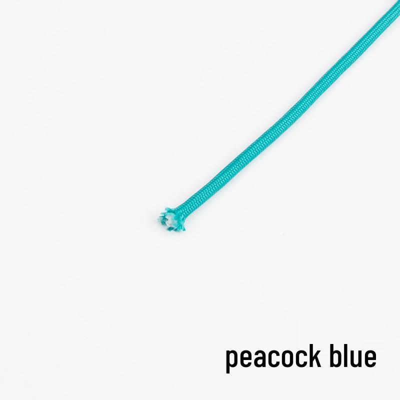 5mm Thick Colored Round Polyester Core Rope - Wear-Resistant for Binding, DIY Weaving, Clothing Waistbands, Hats, or Pants.