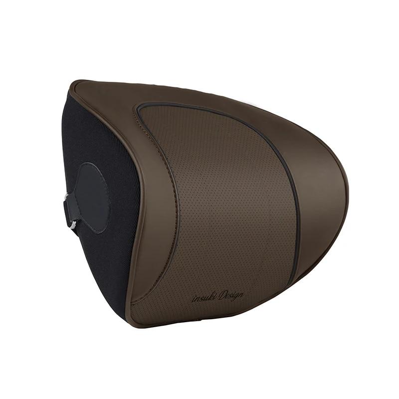 NAPPA Leather Car Neck Pillow Silver Ion Antibacterial Memory Foam Headrest Support For Travelling Home Car Interior