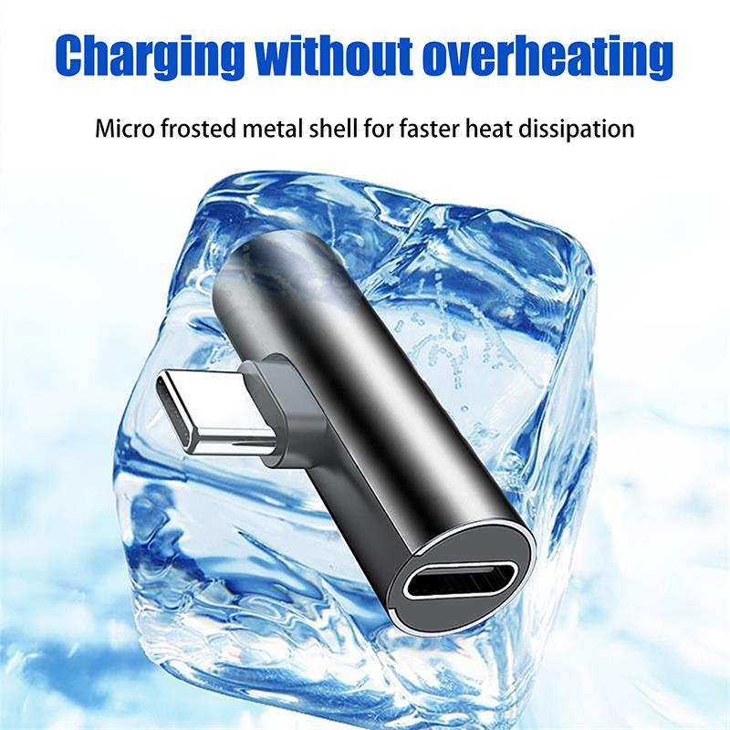 Usb Type-C To 3.5 Mm Headphone Metal Adapters Charging Splitter With Aux Audio Jack To Multiple Phone Models Charging/Music/Call
