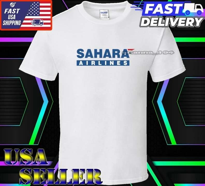 New Shirt Sahara Airlines Logo T-Shirt Funny American Usa Unisex Size S-5XL 4XL