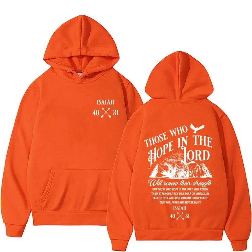 Men Women's Clothing Fashion High Street Sweatshirts Autumn/Winter Fleece Warm Hoodie Y2K Christian Jesus Letters Print Hoodies