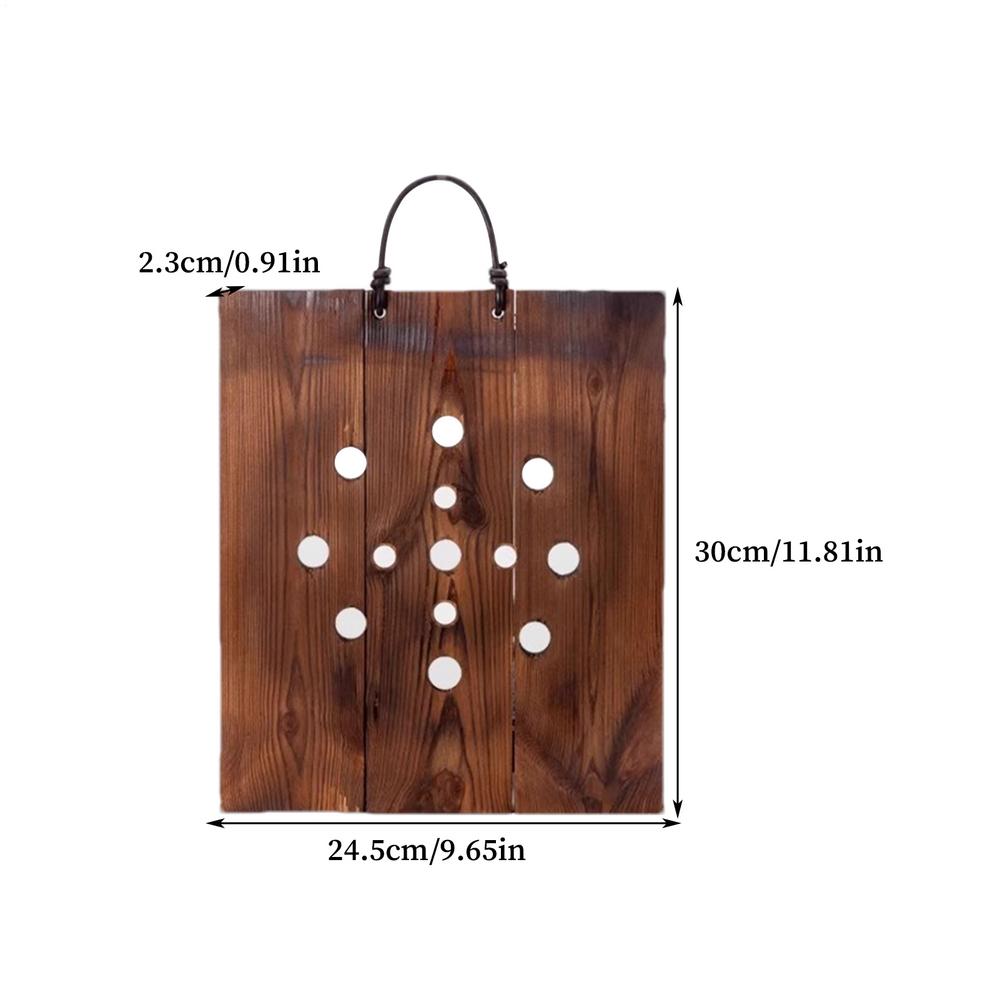 Wood Staghorn Fern Hanging Board Wall Mounted Planter Board Vertical Garden Mounting Plate Staghorn Fern Mounting Kit