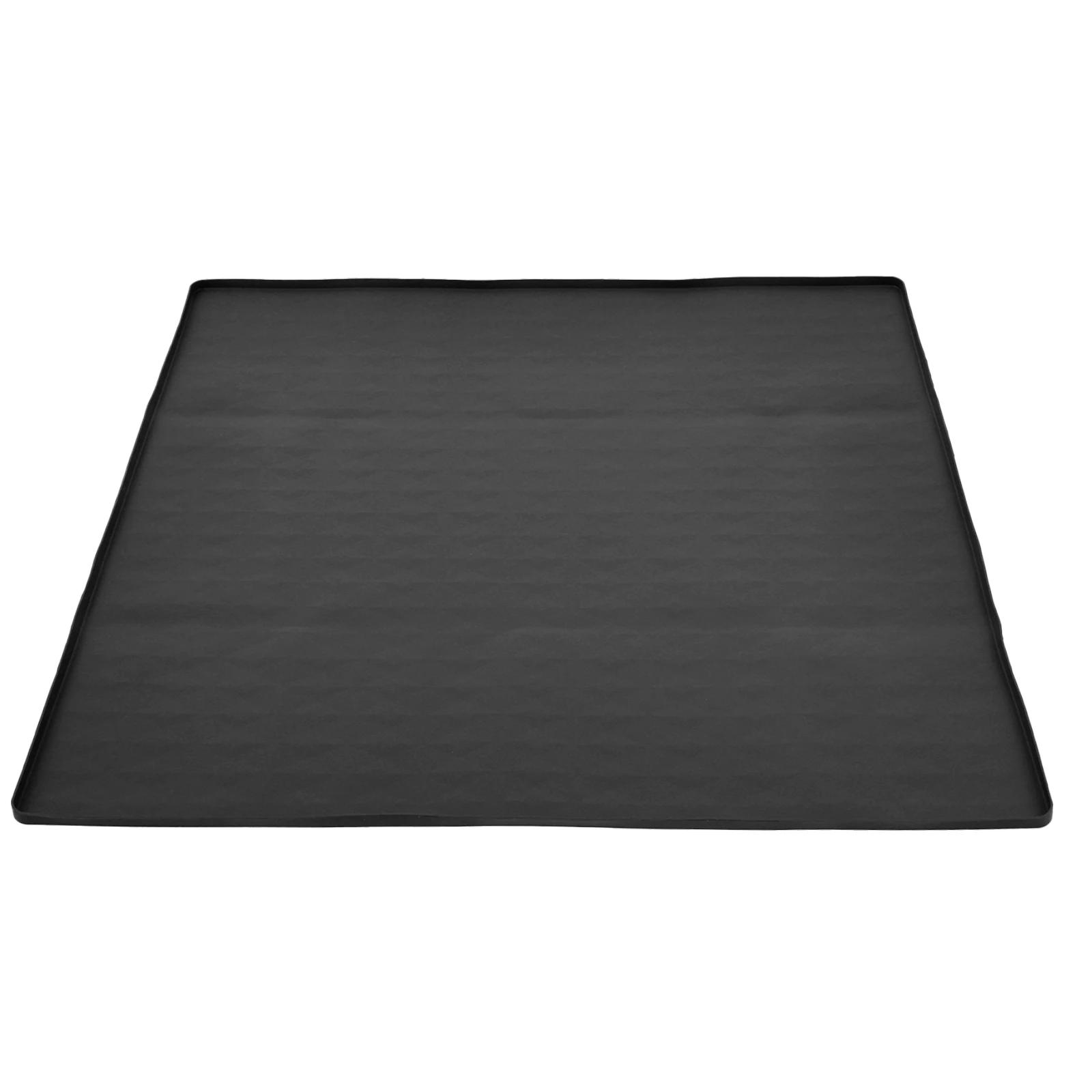 

Silicone Pee Pad Tray Holder for Dogs Reusable Dog Pee Pad Holder with No Spill Raised Lip High Edge for Indoor Floor Protection сірий