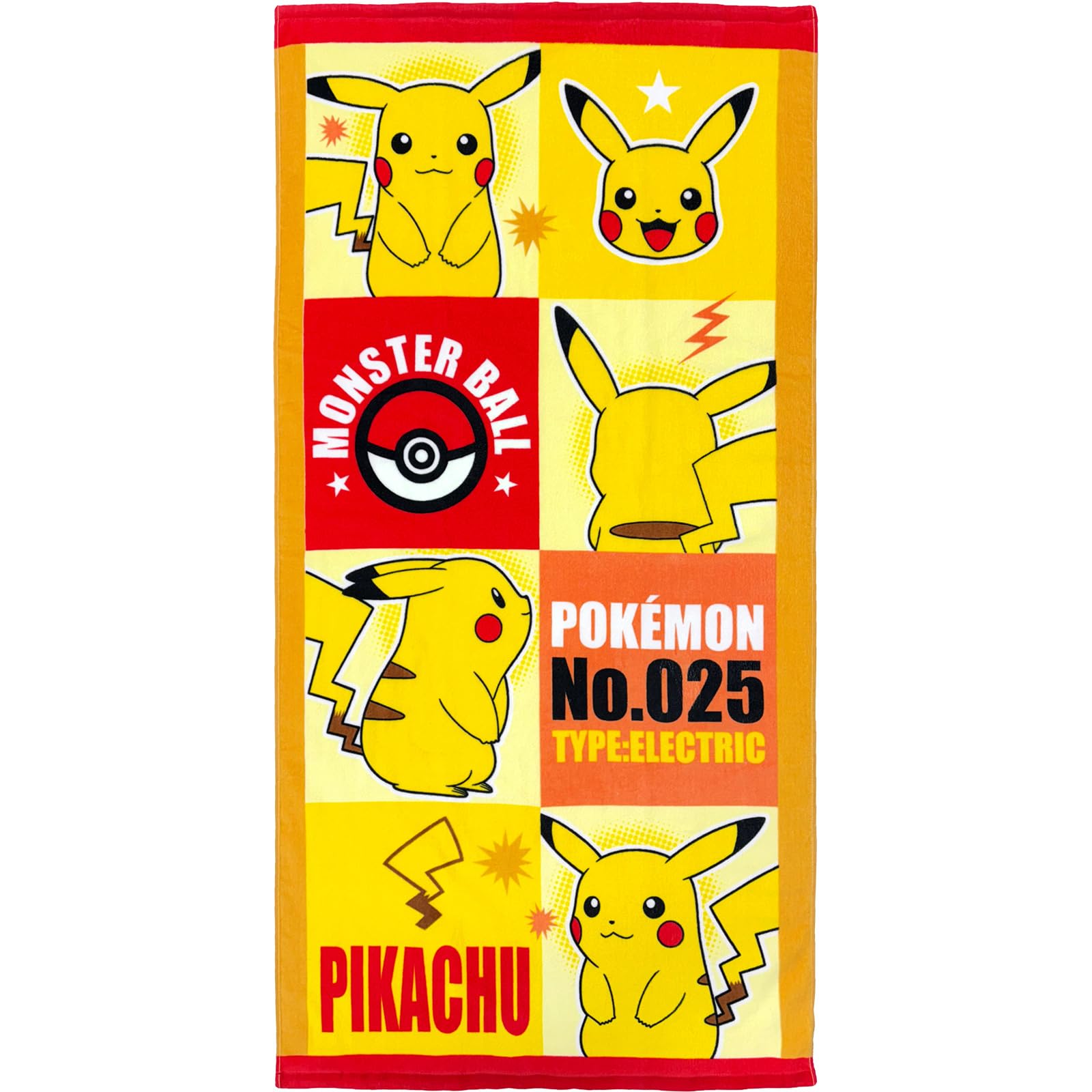 

Hayashi Leisure 70 x Pokemon O5174 LO517400 Towel, Approx. 140cm,