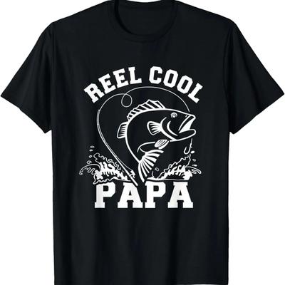 Super cool tričko Papa táta rybaření