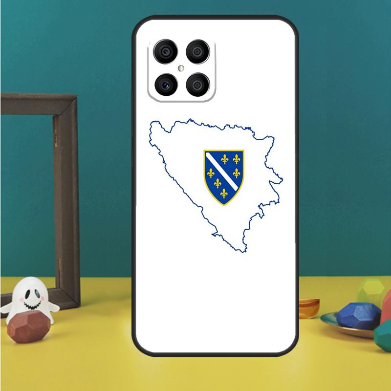Bosnia Flag Phone Case For Huawei P40 Lite P50 P30 P20 Pro Nova 9 5T Honor X9 X8 X7 50 Back Cover