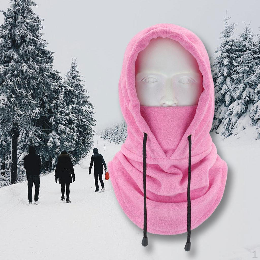 Взрослый флисовый капюшон-снуд, балаклава, лыжная шапка, шарф, маска