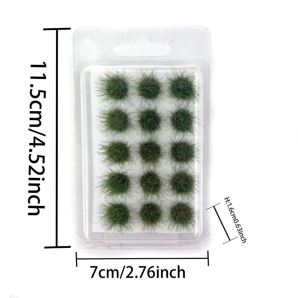 Simulation Miniature Grass Cluster Model Miniature DIY Sand Table Grass Cluster  Home Garden