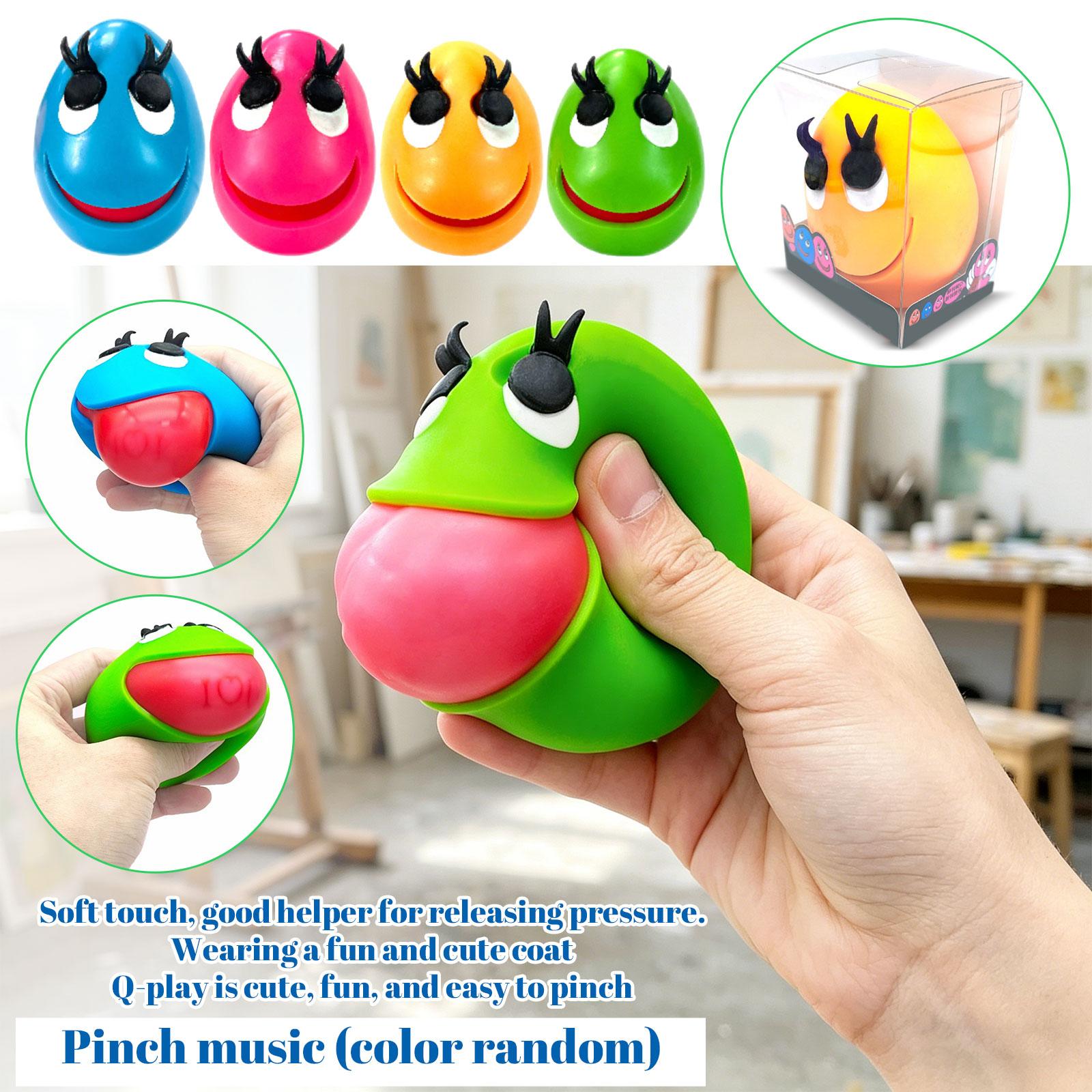 

Stress Balls And Sensory Stress-Relief Toys, Satisfy Tactile Needs Arising From Tension, Anxiety, And Stress. (Random Colors) One Size