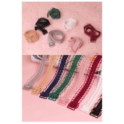 Tirantes de Sujetador de Encaje Elástico para Mujer Doble Tirante de Hombro Intercambiable para Sujetadores sin Tirantes Accesorios de Tirante Ancho Convertible