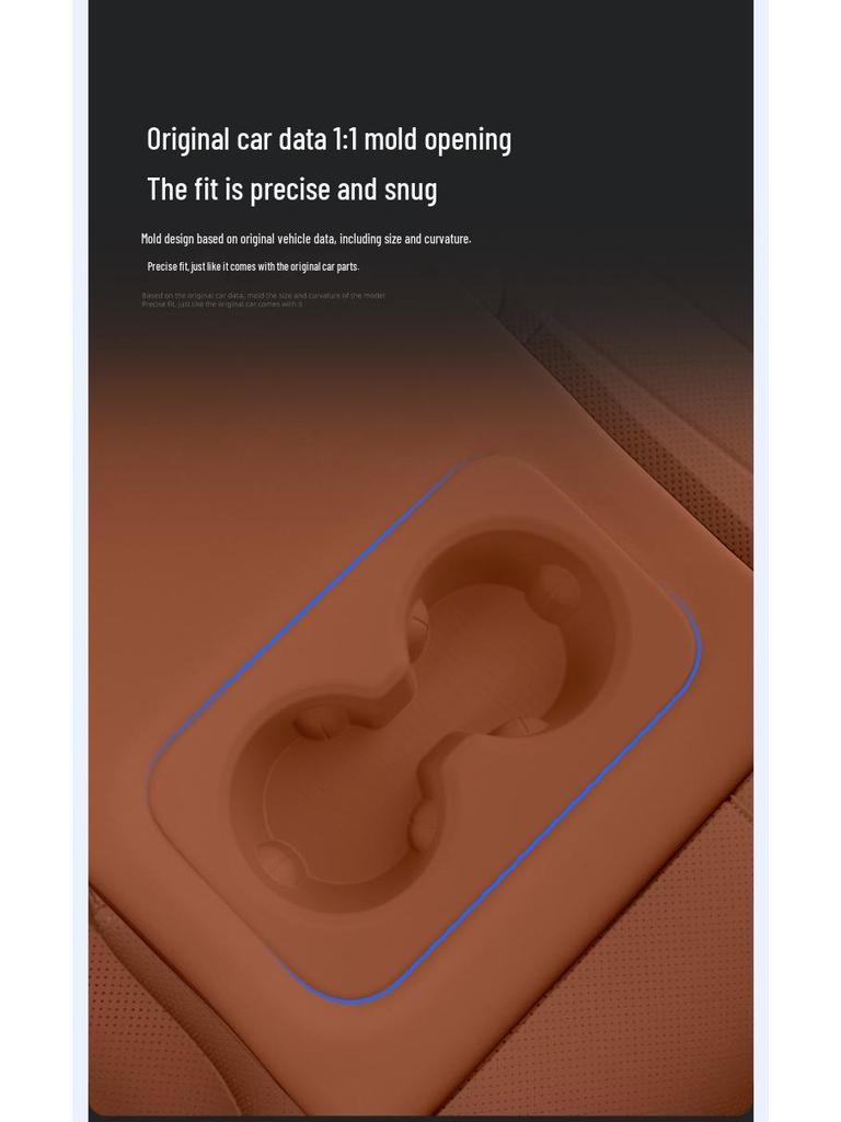 BYD Leopard Titanium 7 Rear Silicone Cup Holder Accessory