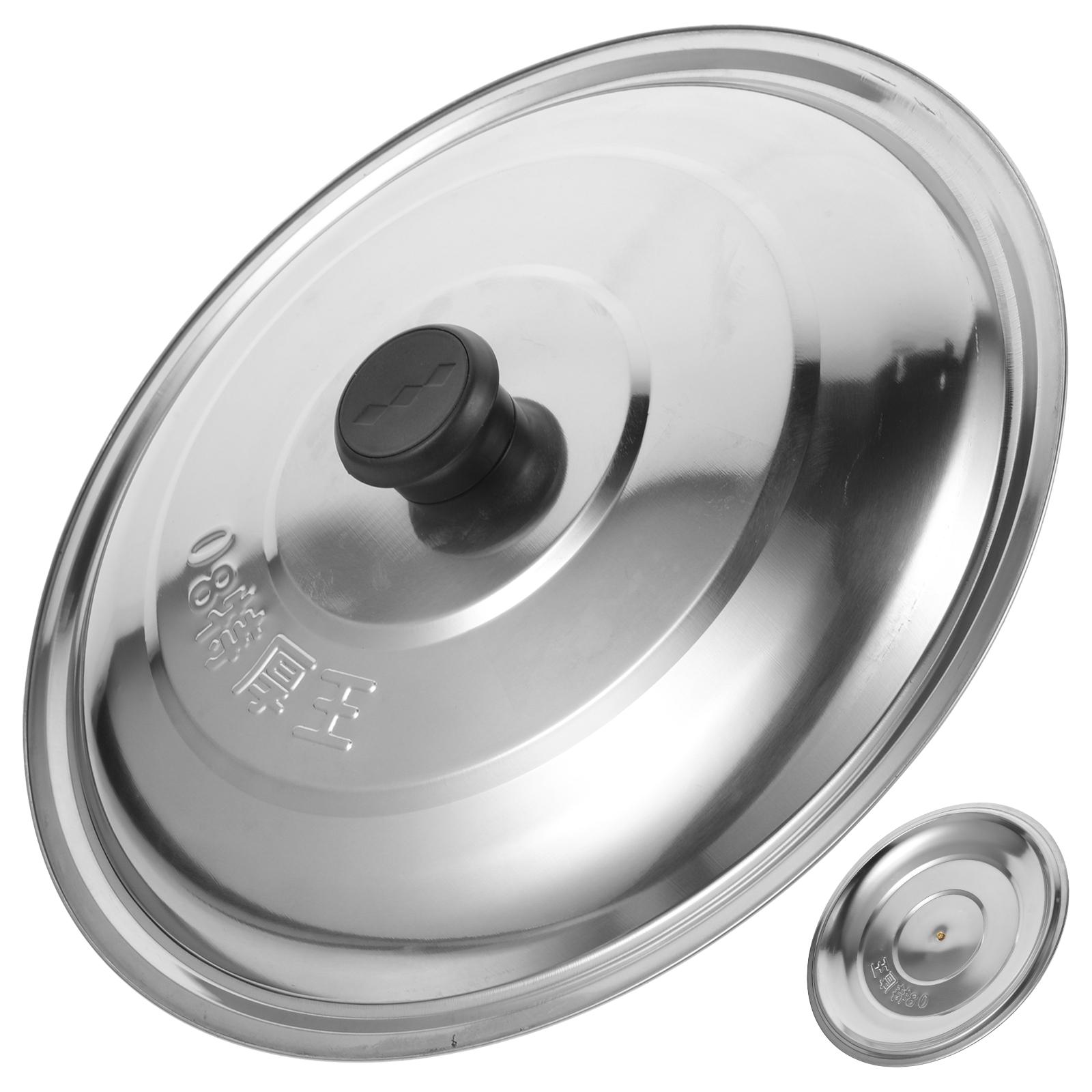 

Крышка для кастрюли из нержавеющей стали Многофункциональный кухонный аксессуар для дома Крышка для посуды для еды