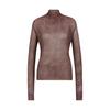 Womens/Ladies Emata Mock Neck Slim Top