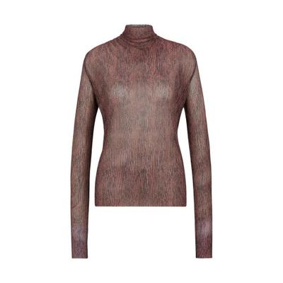Womens/Ladies Emata Mock Neck Slim Top