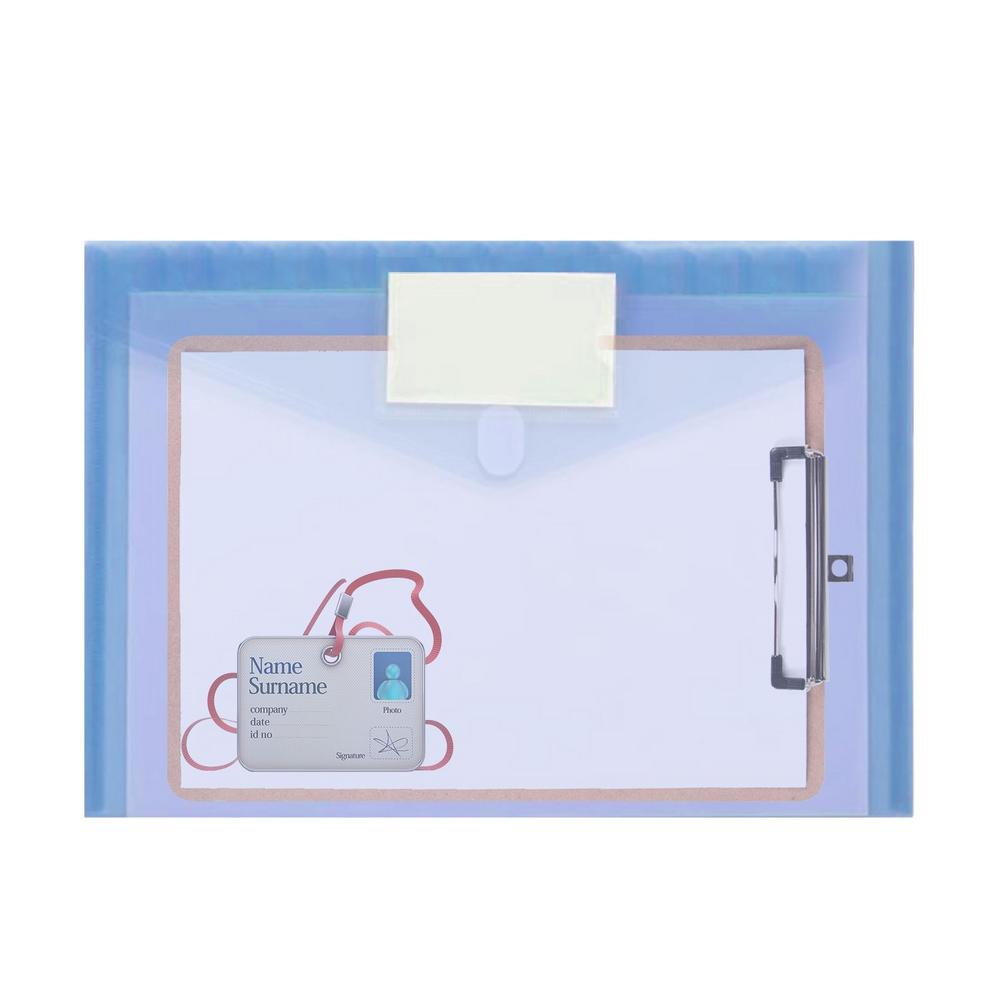 Bunte Ordner für Dateien im A4-Format, Dokumente, Schreibwaren, Werkzeuge, wasserdicht, durchsichtige Aktentaschen, Snap-On-Design für Dokumente, Rechnungen