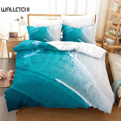 Wunderschönes Ozean-Bettwäscheset Bettbezug-Set 3D-Bettwäsche Digitaldruck Bettwäsche Queen-Size-Bettwäscheset Modisches Design