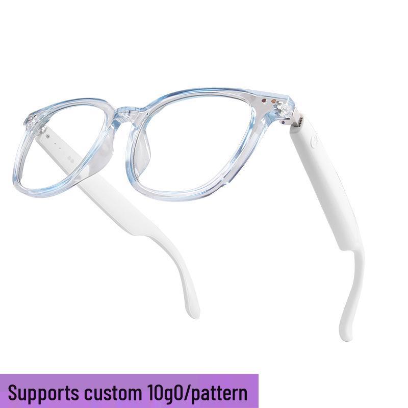 Unisex Smart Bluetooth Glasses with Color-Changing Lenses, Music, Calls & Anti-Blue Light for Office