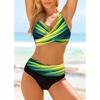 Fashion Women's Sexy Solid Color Tight Temperament Beachwear Bikini Swimsuit