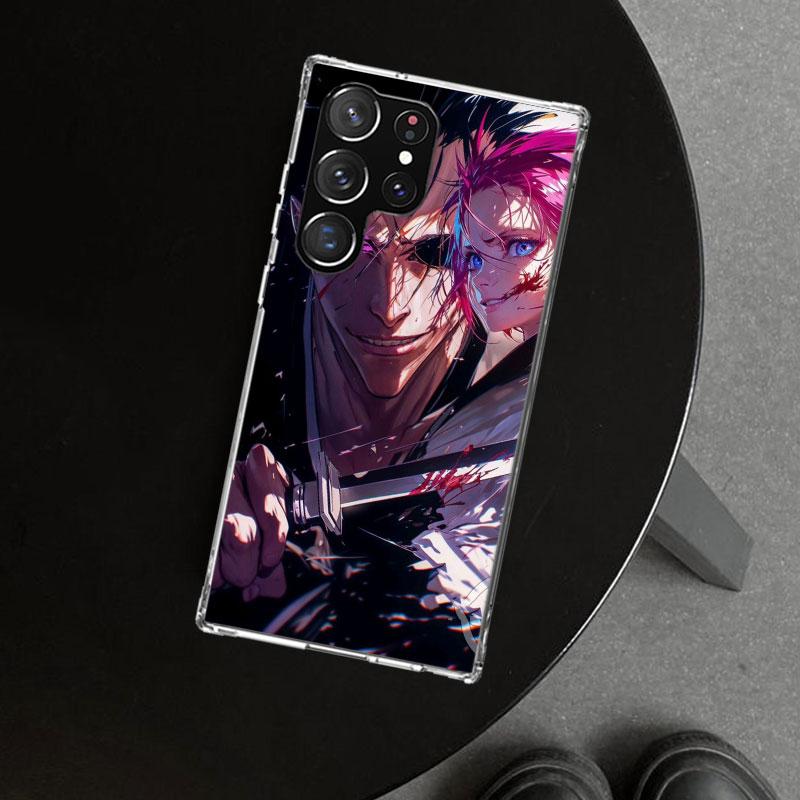 Zaraki Kenpachi Bleach Phone Case Cover for Samsung Galaxy S26 S25 Edge S24 S23 Ultra S22 Plus S21 FE S20 + Art Customized Funda