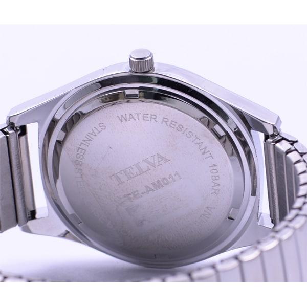 CREPHA TE Series Men's Wrist Watch - Silver / Brown TE-AM187-WTS TE-AM009-WTS TE-AM178-WTS TE-AM011-WTS TE-AM014-WTS Gift Casual Business Sports