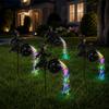 Luz de Jardín Caldero de Bruja 3D para Halloween, Patio Exterior, Decoración para el Hogar