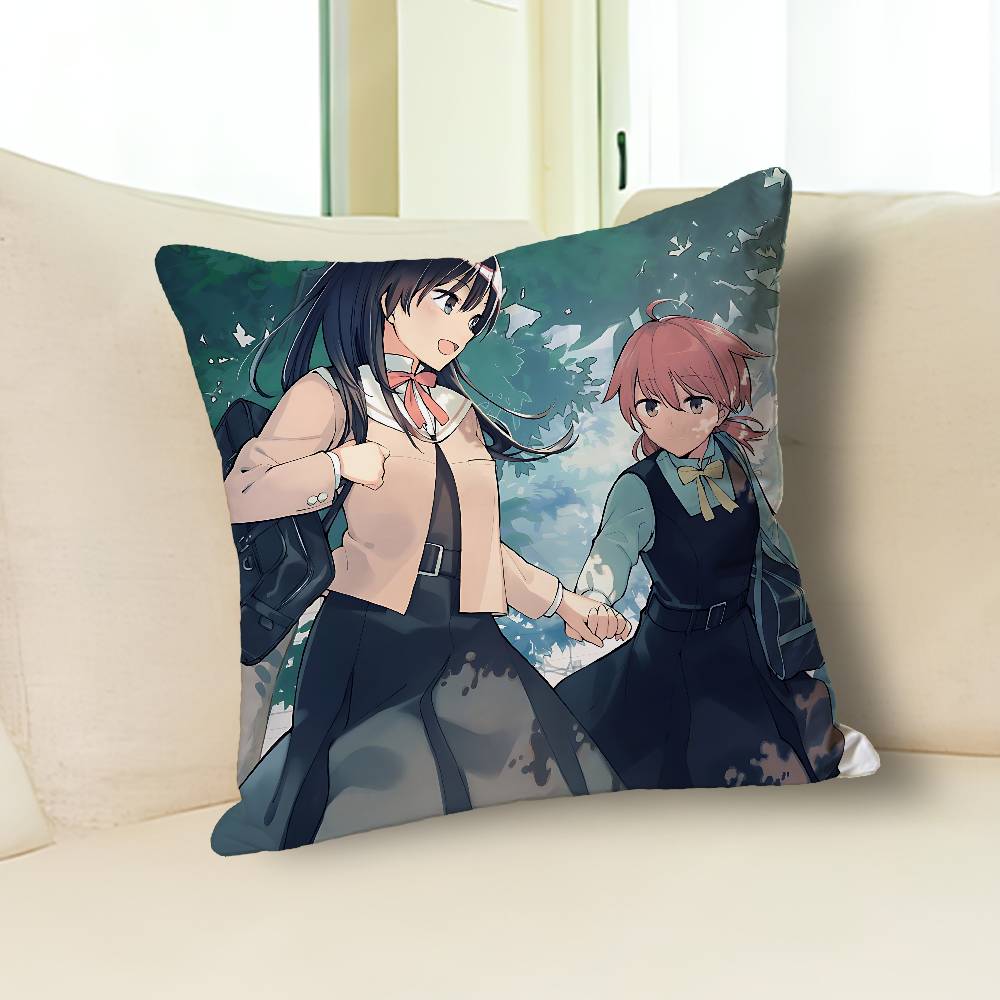 Manga B-Bloom Into Yous-S Pillow Cases for Bedroom Living Room Sofa Home Decor Polyester Cushion Cover with Zipper
