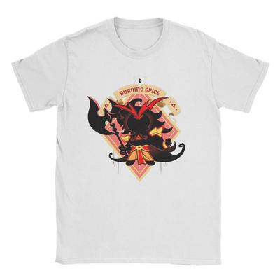 Novelty Cookie Run Kingdom Burning Spice Cookie T-Shirts Men O Neck Cotton T Shirt Runner Game Short Sleeve Tees Printed Merch