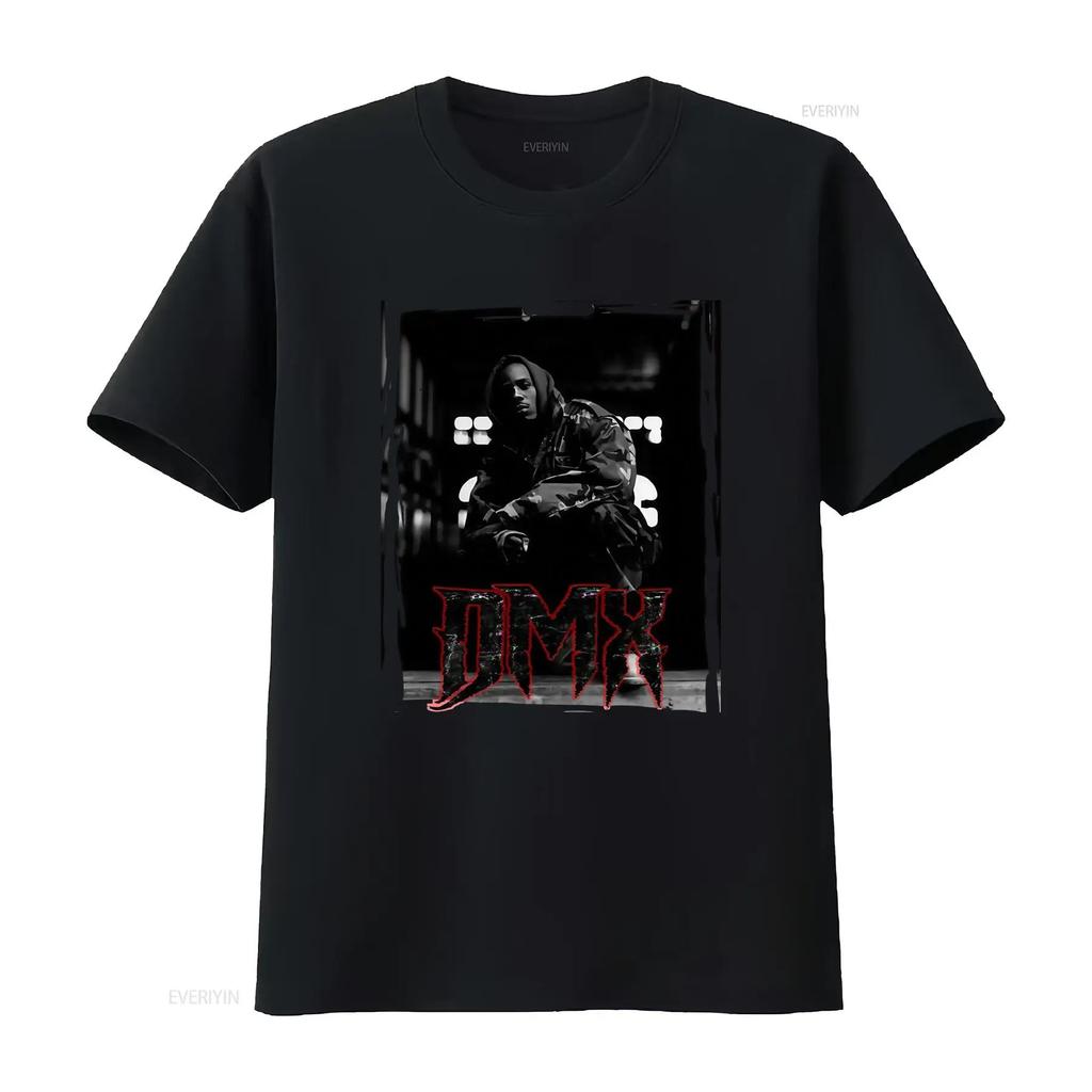 Vintage inspiriertes DMX T-Shirt 90er Retro Earl Simmons Hip Hop Rap vintage Dehnbares weiches Oberteil für den Alltag Stylisch