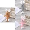 Adorable Bunny Plush Keychain With Cute Doll For Backpack Accessory Or Key Holder