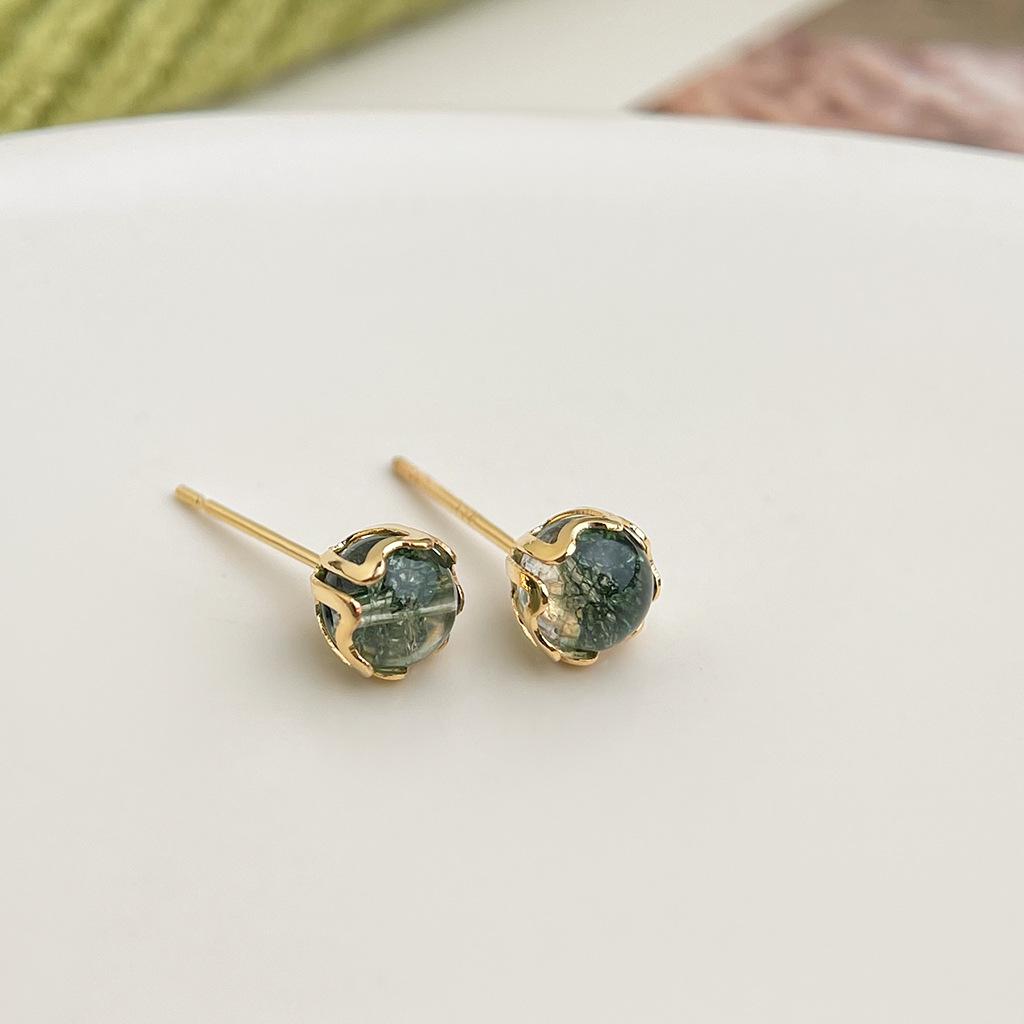 

Зелені сережки з квітами в стилі Морі: Стильний, Універсальний та Елегантний для Жінок