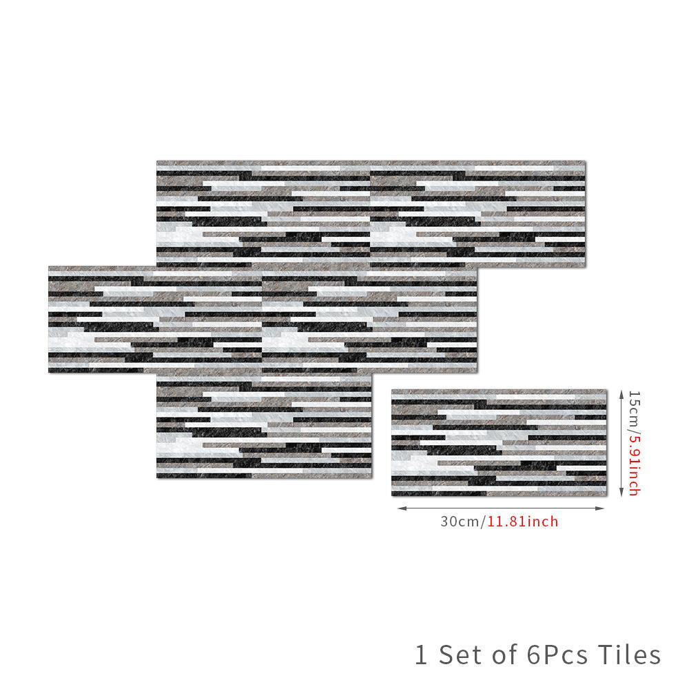 Meiji American Retro Matte Matte Brick Pattern Decorative Wall Sticker Bedroom Living Room Three-Dimensional Stone Pattern Wall Sticker