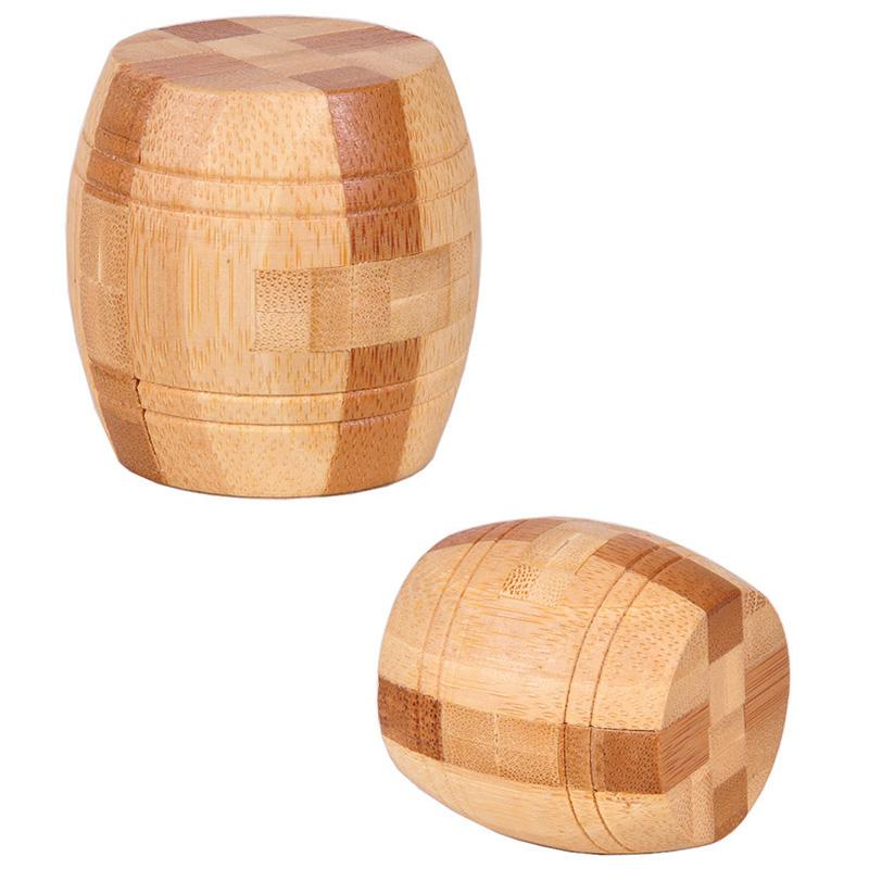 Wooden Kong Ming Lock Lu Ban Lock Iq Brain Teaser Educational Toy For Kids Children Montessori 3D Puzzles Game Unlock Toys Adult
