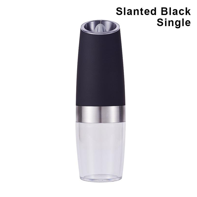 1/2Pcs Electric Salt Pepper Grinder Set One Handed Operation Stainless Steel Spice Mill With Light Automatic Pepper Grinde