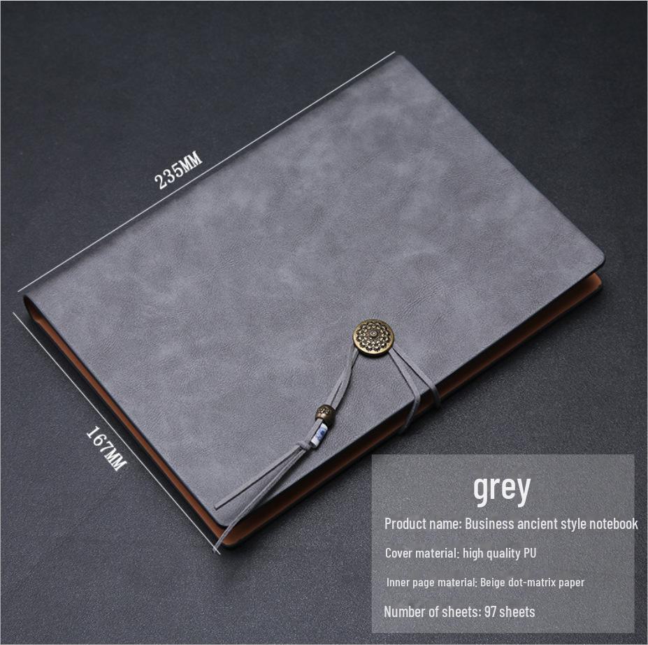 Retro Chinesischer Knoten A5 Loseblatt-Notizbuch - Business-Stil B5 Notizblock mit individuellem Logo