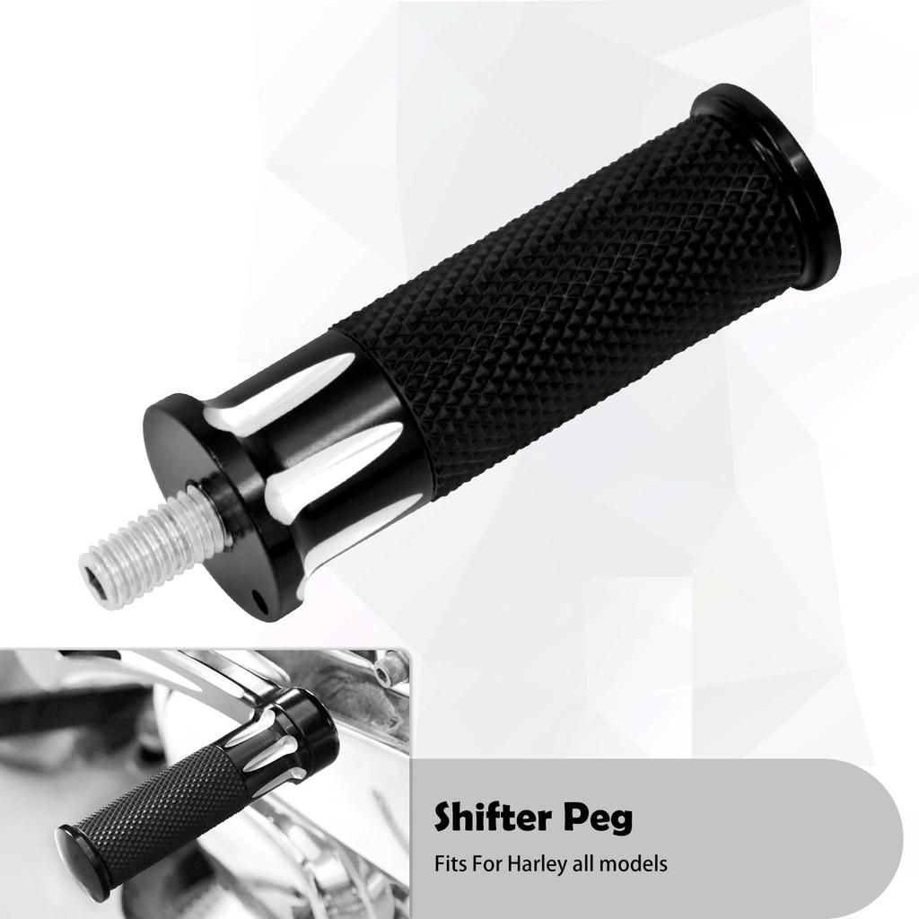 HDBUBALUS Motorcycle Shift Pegs Gear Shifter Pegs Highway Pegs Motorcycle Foot Shifter Pegs Toe